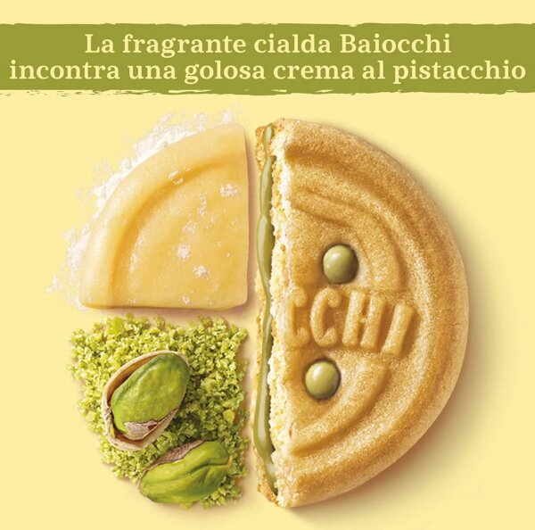 義大利Mulino Bianco Baiocchi 開心果夾心餅乾 240g