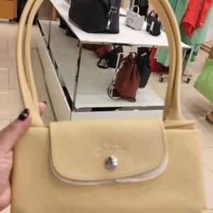 Longchamp Le Pliage Original 長柄大號肩背袋 小雞黃限定色