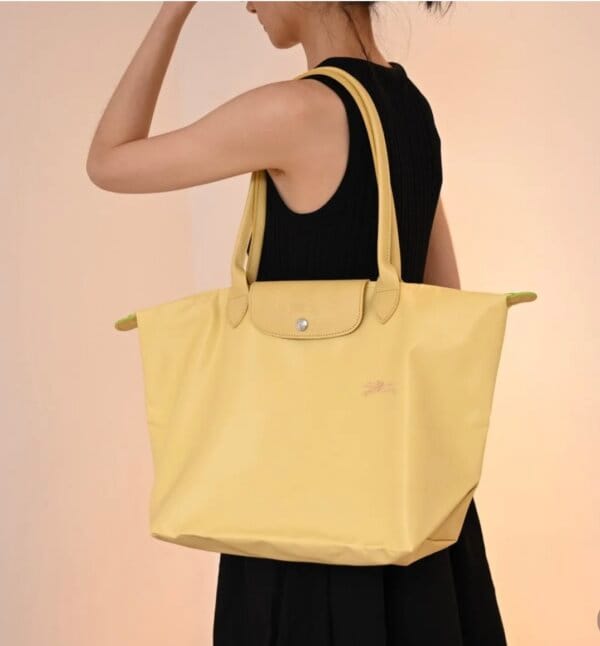 Longchamp Le Pliage Original 長柄大號肩背袋 小雞黃限定色
