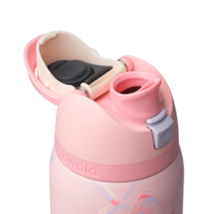 OWALA FreeSip® 32oz 不鏽鋼保冷運動水壺｜雙飲口吸管直飲設計｜Sugar Plum Fairy 紫粉色