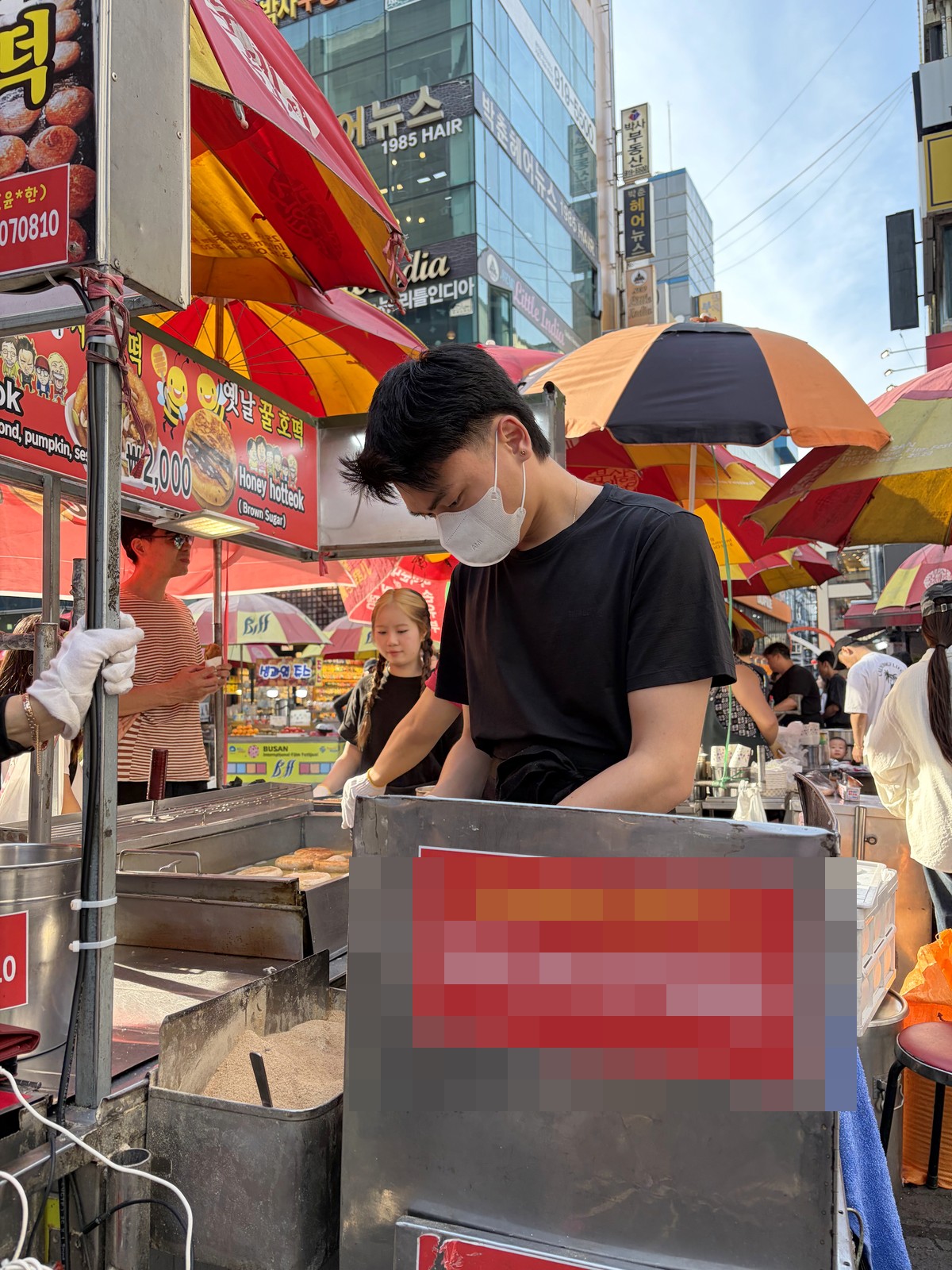 BIFF廣場路邊的小吃攤